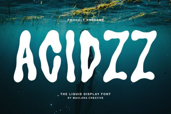Acidzz: A Bold Display Typeface for Modern Editorial Design