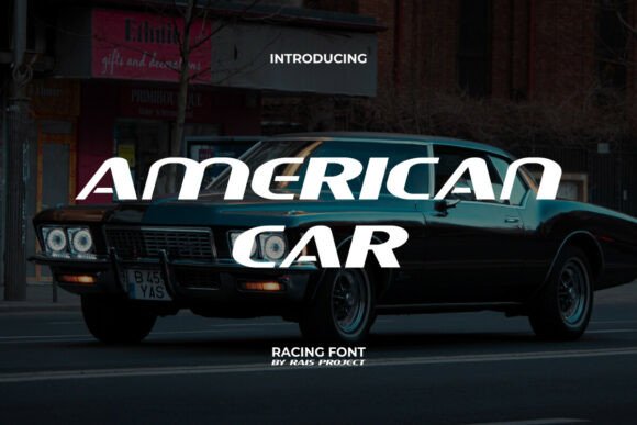 Americancar: A Bold Display Font for Modern Editorial Design