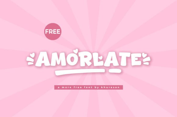 Amorlate Font for Handmade Creations and More