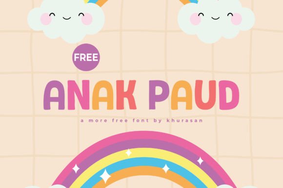 Anak Paud: A Modern Font for Creative Makers