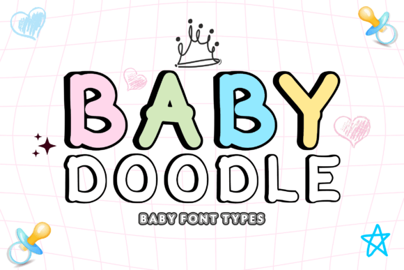 Babydoddle Regular: The Modern Outline Font for Playful Campaigns