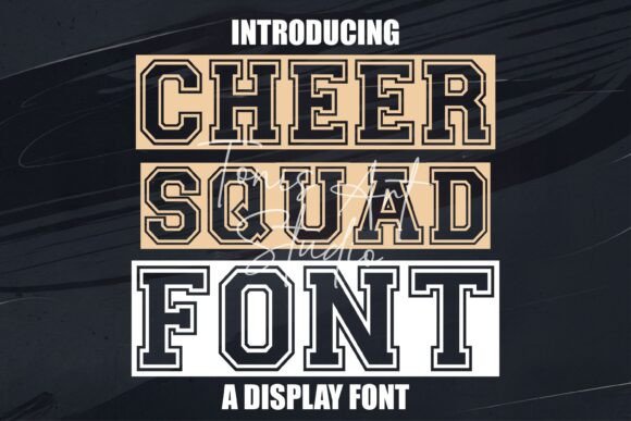 Cheer Squad Font for Bold Branding and Dynamic Campaigns