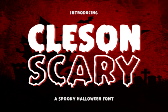 Cleson Scary: The Ultimate Spooky Display Font for Halloween
