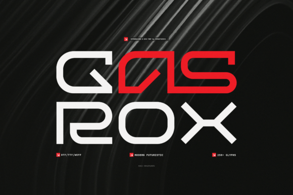 Gasrox: The Bold Modern Display Font for Creative Makers