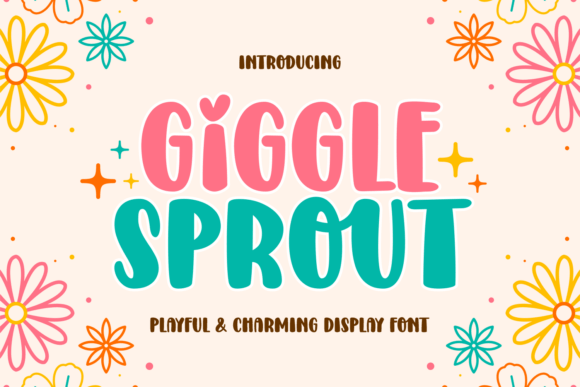 Giggle Sprout: A Playful Display Font for Modern Web Design
