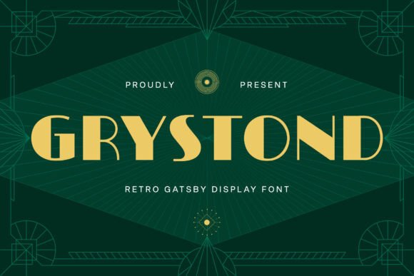Grystond: The Perfect Retro Display Typeface for Your Brand