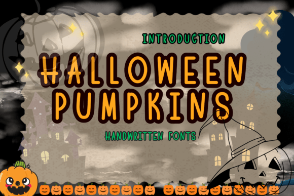 Halloween Pumpkins Font for Spooky Branding and Playful Design