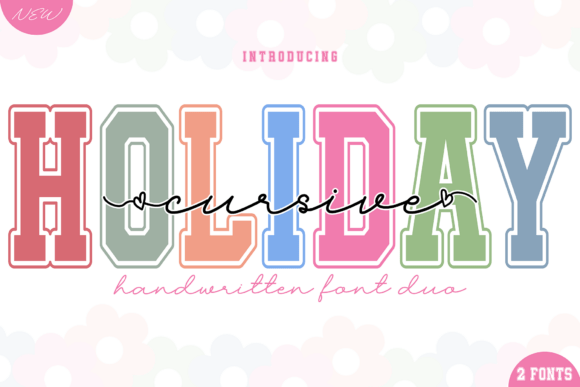 Holiday Cursive: The Perfect Display Font for Seasonal Craft Designs