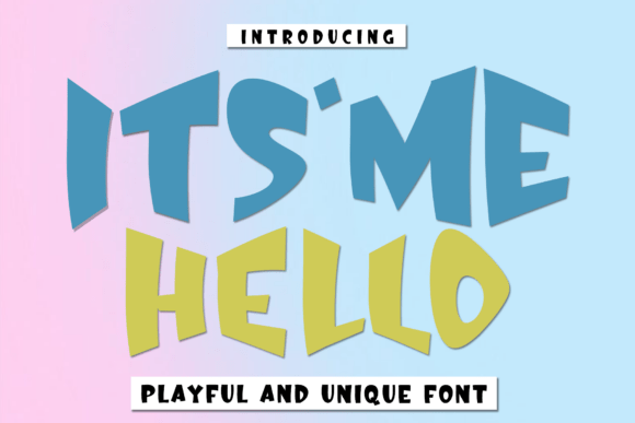 Itsme Hello: The Quirky Display Font for Creative Campaigns