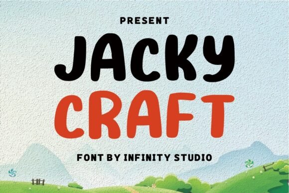 Jacky Craft – A Handwritten Font for Creative Projects
