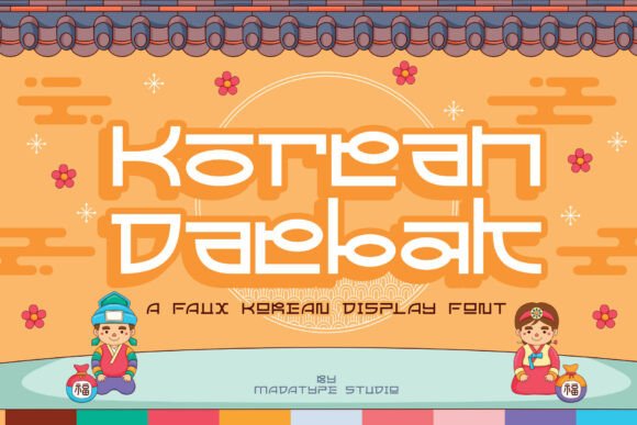 Korean Daebak Display Font for Bold Digital Branding