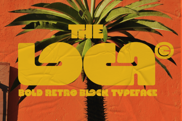 Loca Font: Bold Retro Style for Small Business Branding