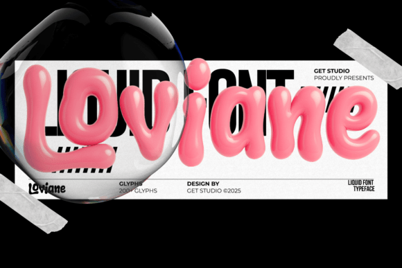 Loviane: A Playful Typeface for Fresh Editorial Designs