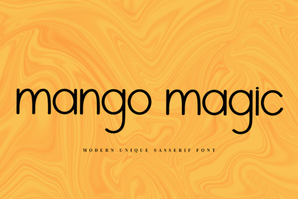 Mango Magic Font for Festive Branding and Design