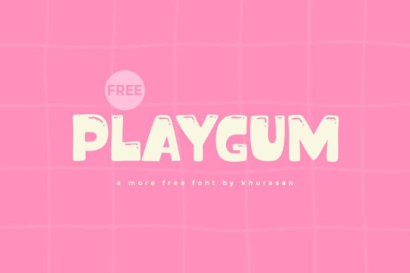 Playgum: A Modern Font for Creative Makers and Designers