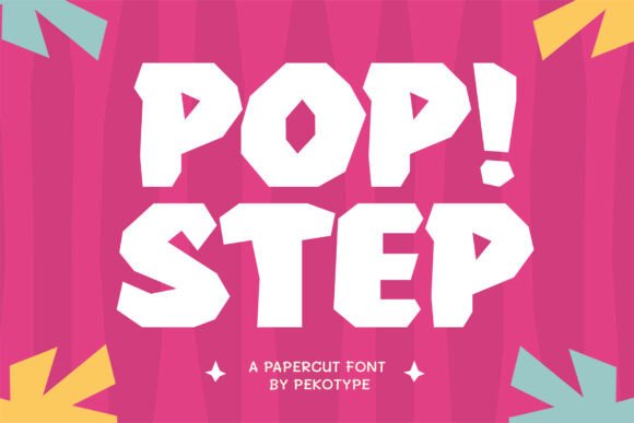 Popstep: A Playful Display Font for Branding Projects