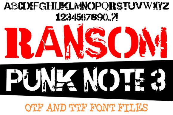 Ransom Punk Note 3: A Bold Font for Brand Impact