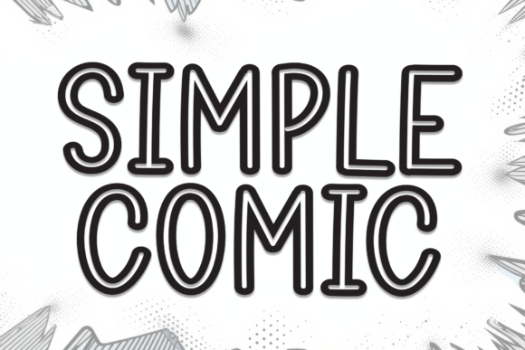 Simple Comic: A Sweet Display Font for Handmade Creations