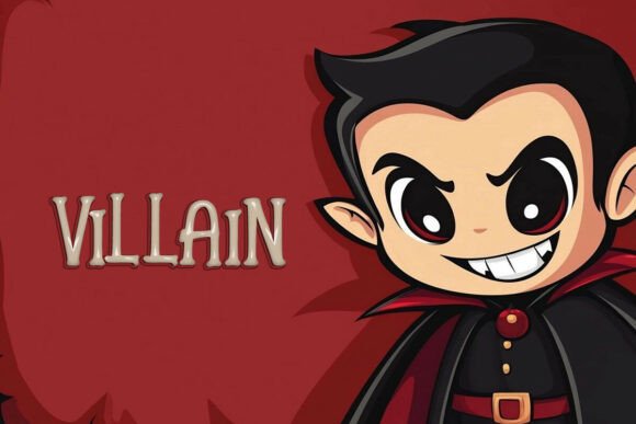 Villain Typeface: The Bold Display Font for Makers