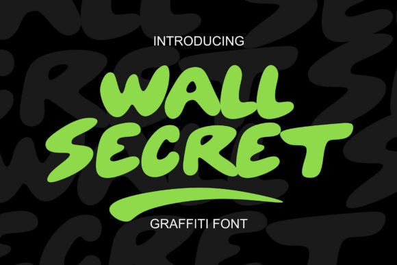 Wall Secret: The Bold Graffiti Font for Modern Design