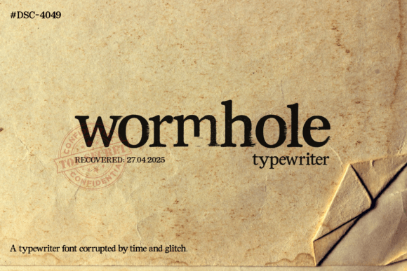 Wormhole: A Typewriter-Inspired Display Font for Web Design