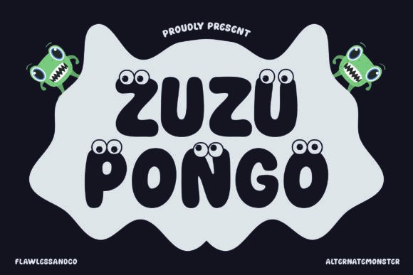 Zuzupongo: The Quirky Monster Font for Bold Branding